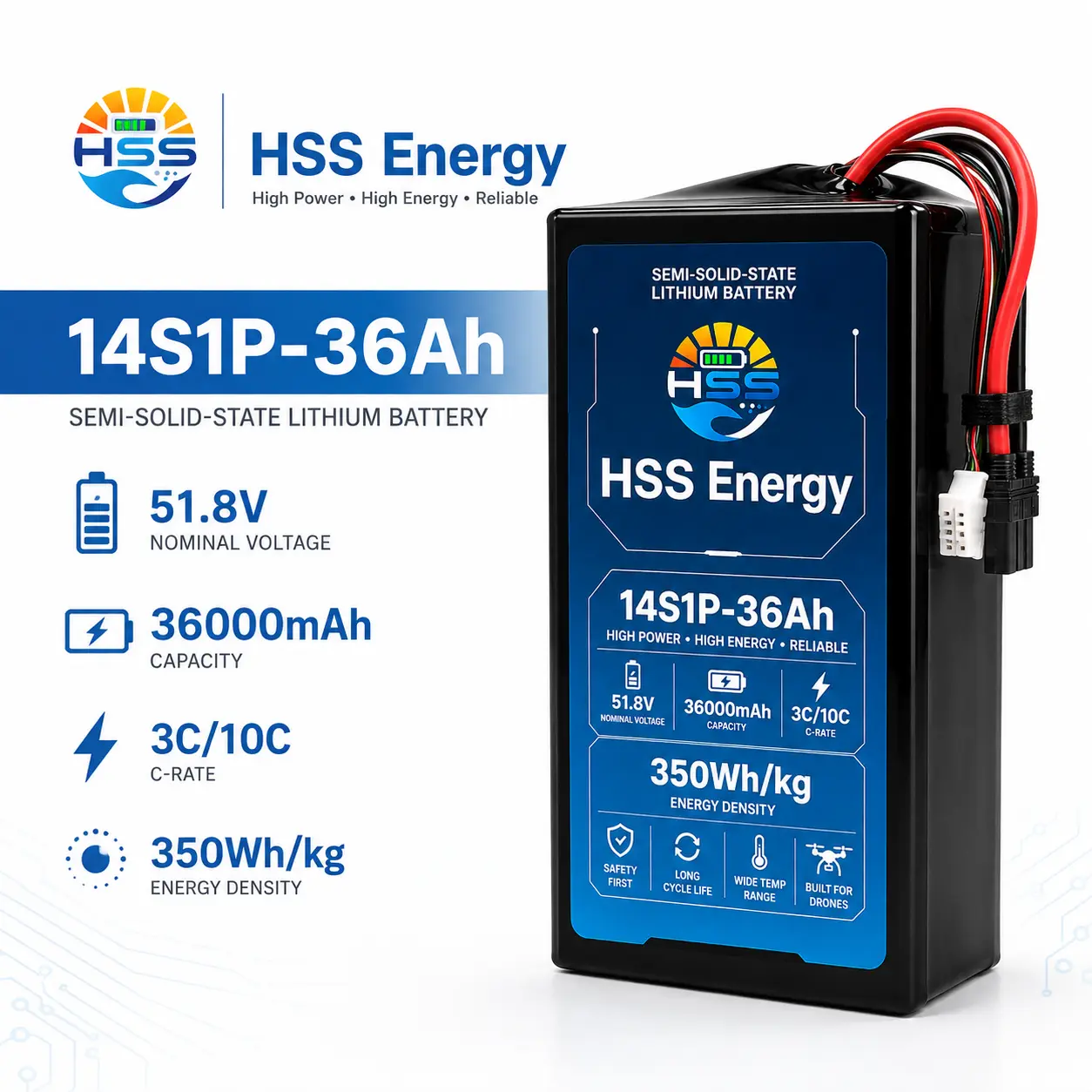 Bateri UAV 14S 36000mAh