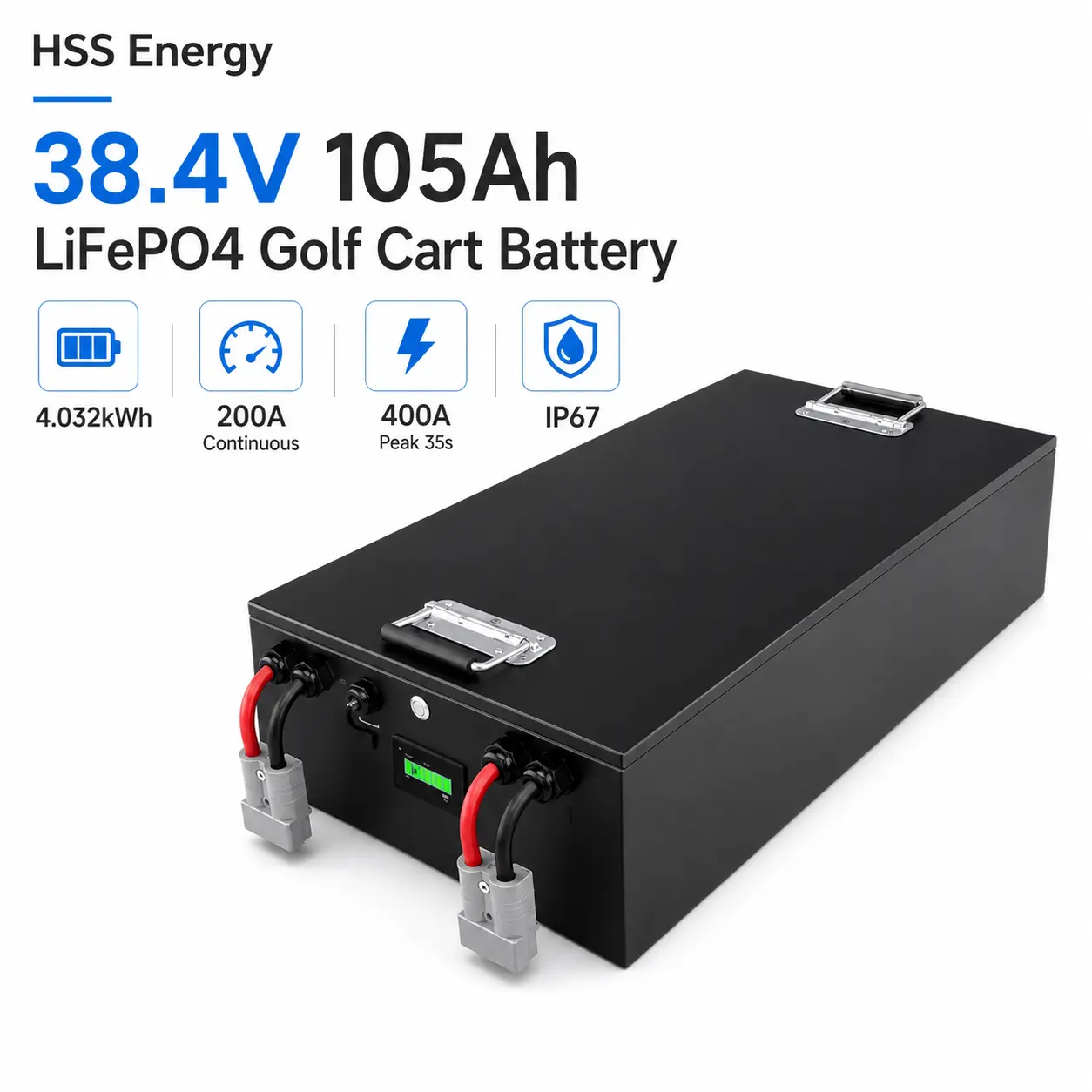 Bateri Litium Kereta Golf 36V 105Ah