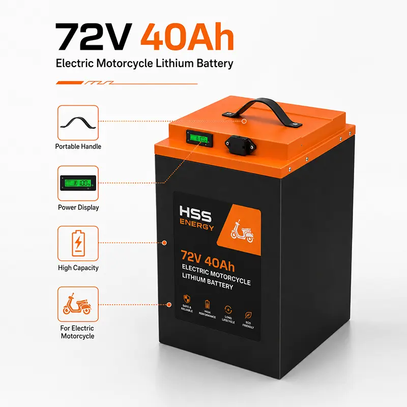Bateri Litium Motosikal Elektrik 72V 40Ah